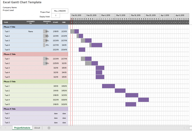 25 Multiple Project Tracking Template Excel - Calypso Tree