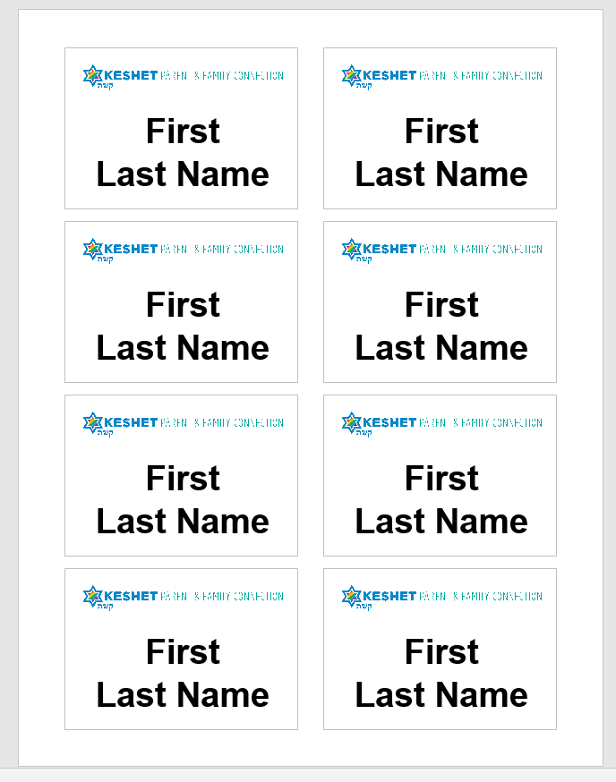 Name Tag Badges (10 Free Example & Template) - Calypso Tree