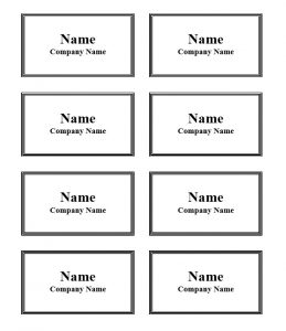 Name Tag Badges (10 Free Example & Template) - Calypso Tree