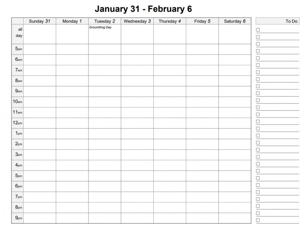 50 Free Calendar Template Excel - Calypso Tree